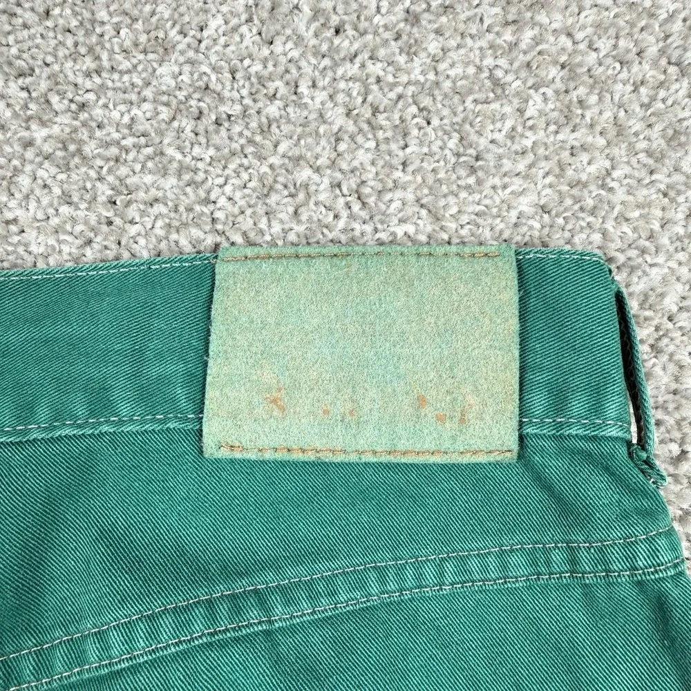 Vintage Marithe Francois Girbaud Shorts Men's 34 Green Carpenter Y2K USA